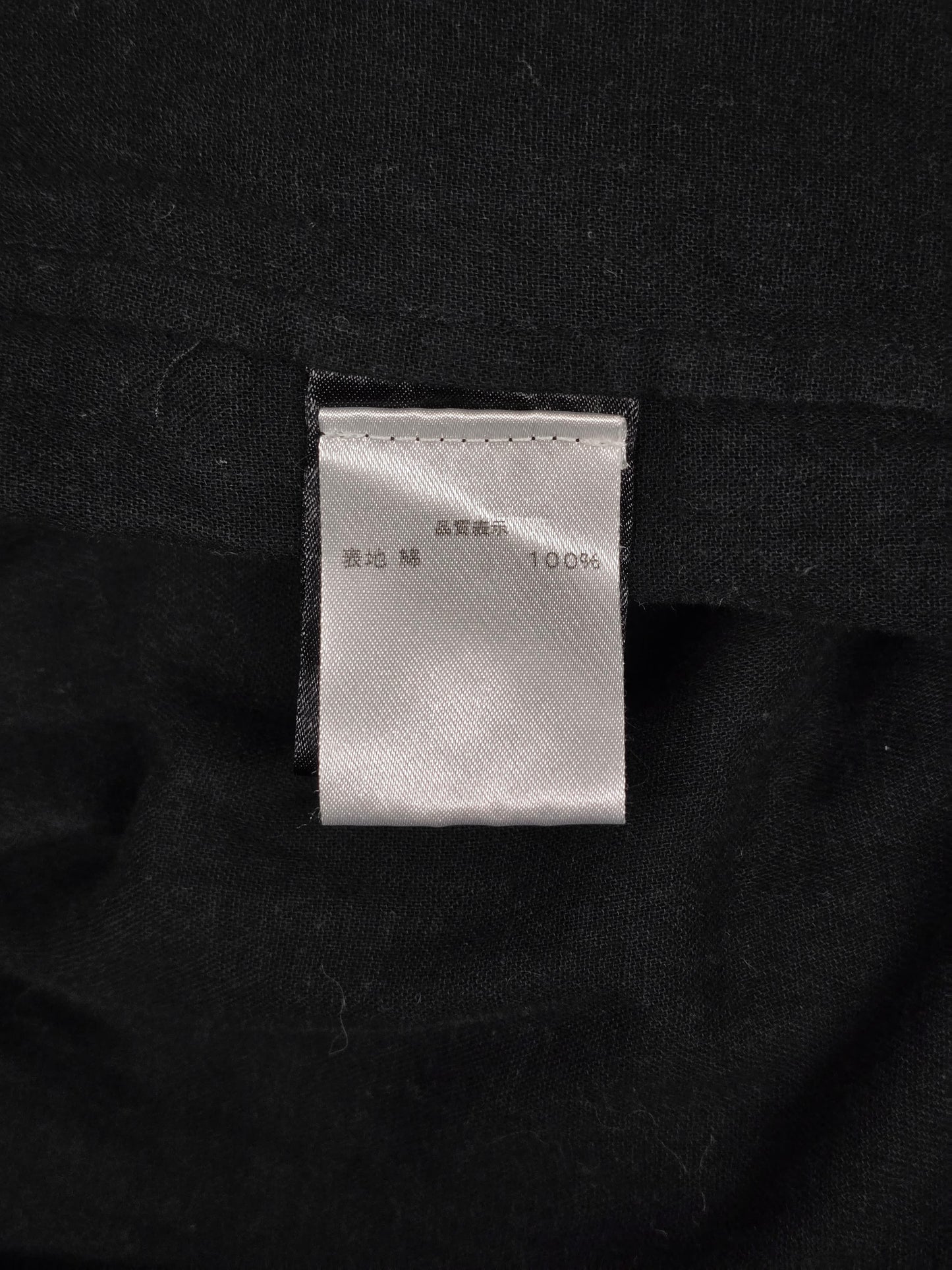 Ann Demeulemeester SS20 Multi Button Black Cotton Robe