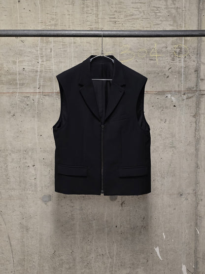 Number (N)ine Wool AW06 "NOIR" Four Leaf Clover Patch Double Layered Bomber Blazer