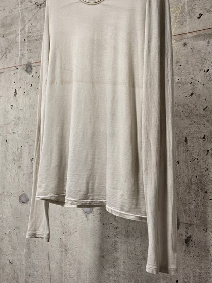 The Viridi-Anne Early 00s Overlock Garment Dyed Cotton Long-sleeves