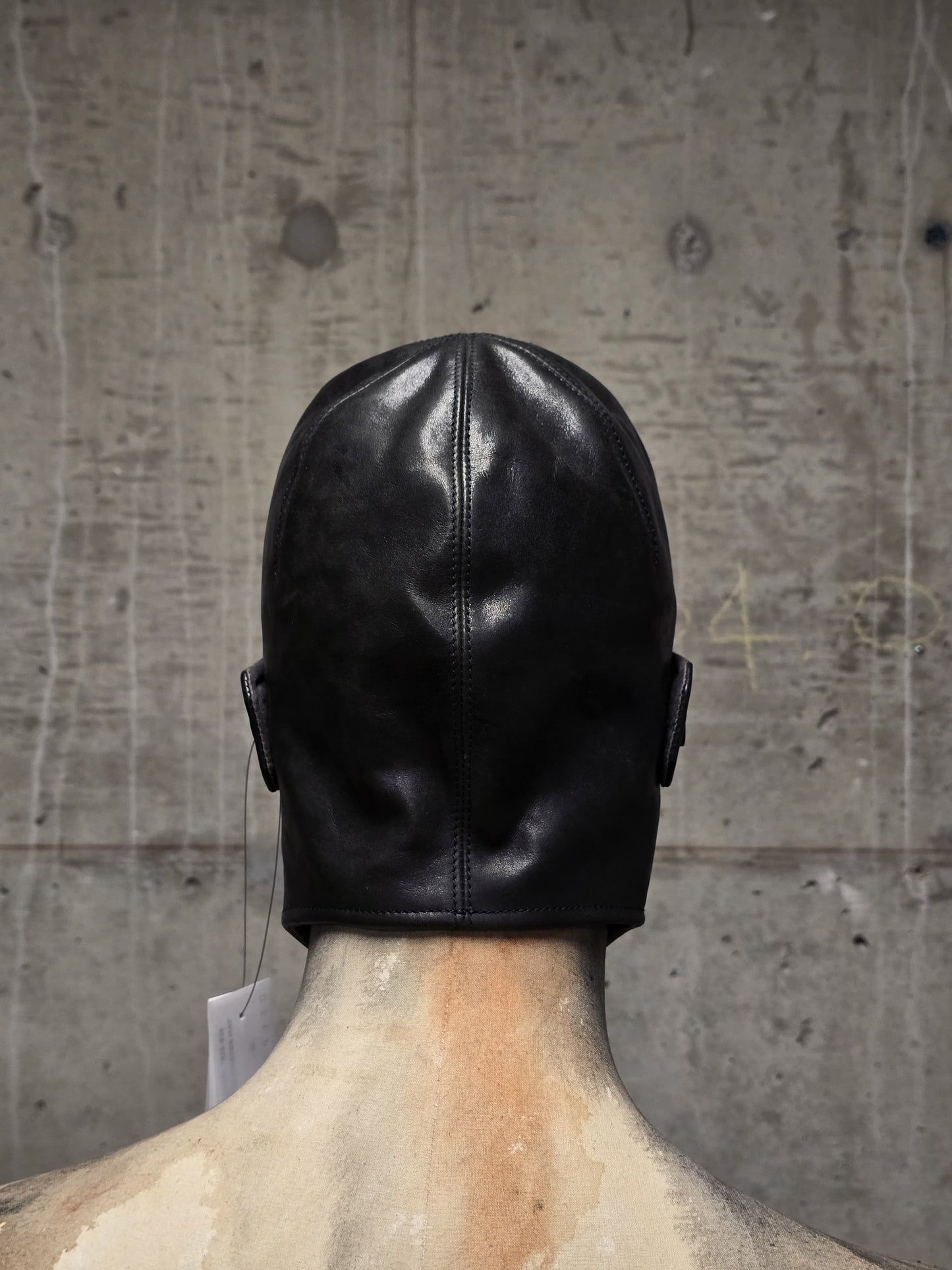 DEEPTI Collection °025-026 'LA–175R RAF-98' Padded One-piece Horse Leather Aviator Hat