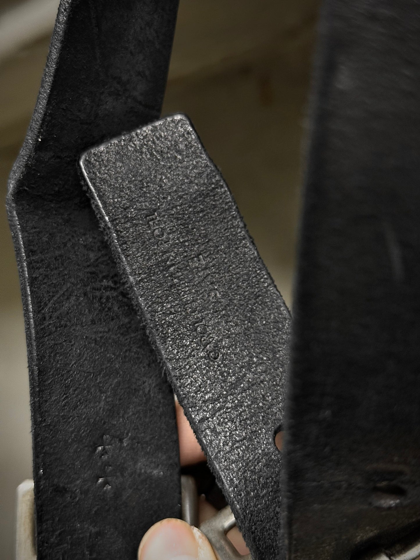 Carol Christian Poell 'AM/2606 BELPIB-PCC/10' Foldable Cow Leather Belt detail | DRIEW GARMENTS