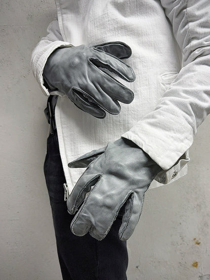 Carol Christian Poell Early 2000s ‘AM/2593 CORS-PTC/19’ Object-dyed Horse Leather Syndactyly Hands Gloves