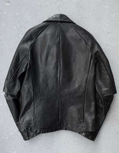 Carol Christian Poell ‘LM/2498 CORS-PTC/010’ Object-dyed Lined Scarstitch Horse Leather Jacket