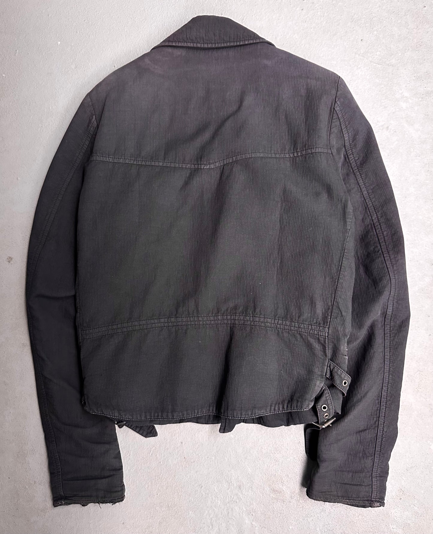 RAF by Raf Simons SS03 ‘CONSUMED’ Faded Cotton Rider Jacket