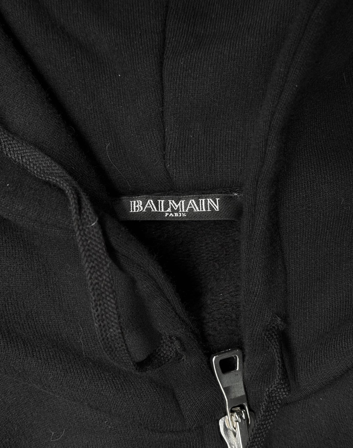 BALMAIN by Olivier Rousteing SS15 Side-Zip Layer Hoodie