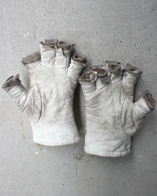 HYBRID AW22 “Order; Chaos. [If I Cut My Hair California Will Sink]” Bateman Leather Gloves