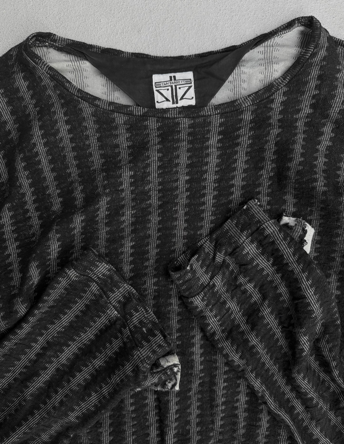ZAM BARRETT Double-layered Knit Anatomical Long-sleeve