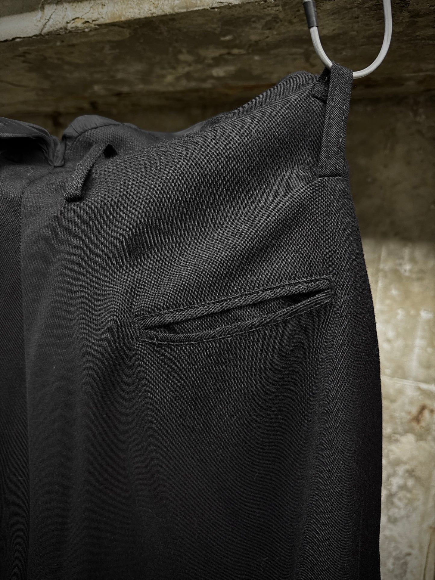 Christopher Nemeth Chistopher Nemeth 2010s Darted Knee Cuff Pants detail | DRIEW GARMENTS