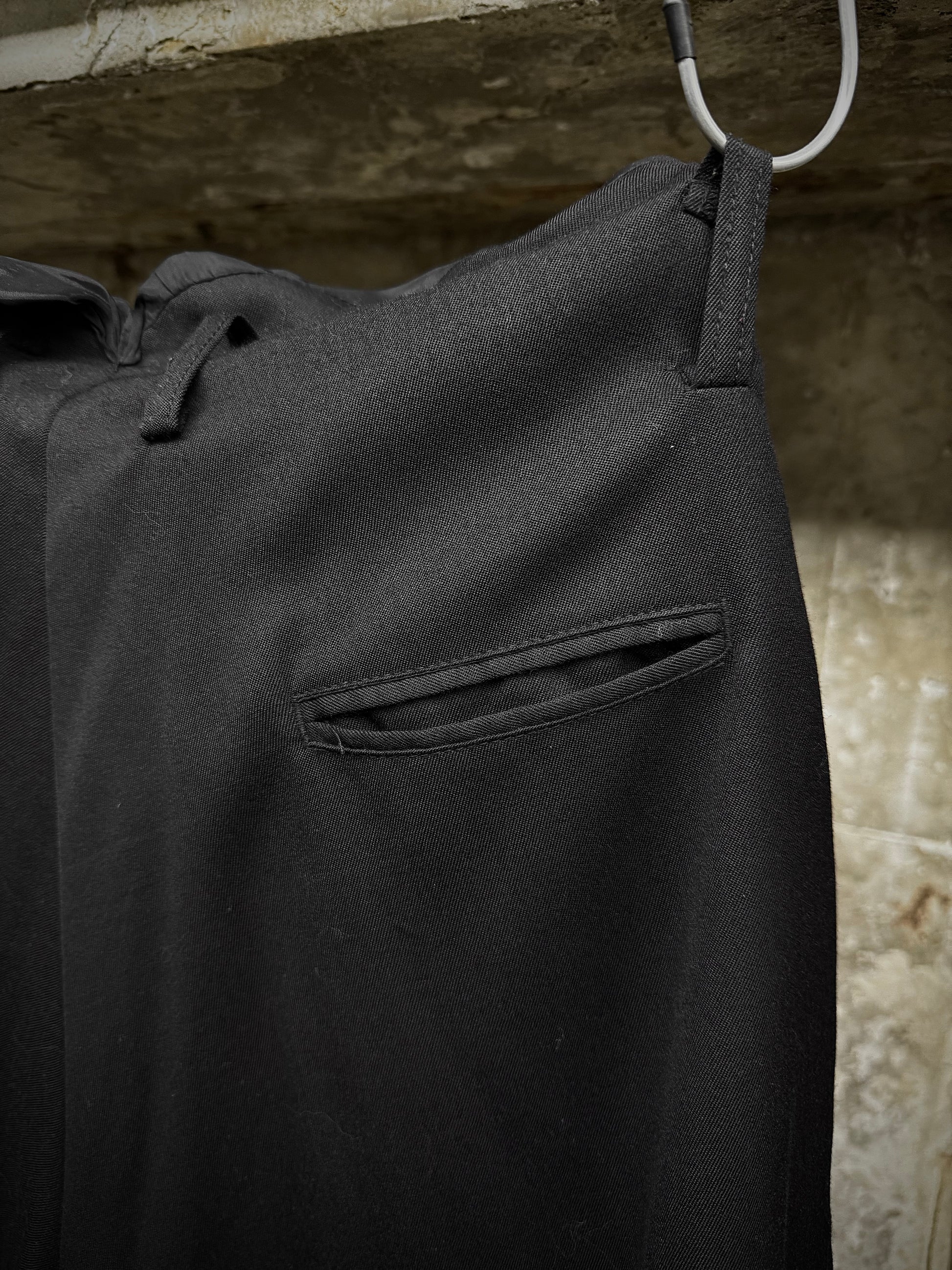 Christopher Nemeth Chistopher Nemeth 2010s Darted Knee Cuff Pants detail | DRIEW GARMENTS