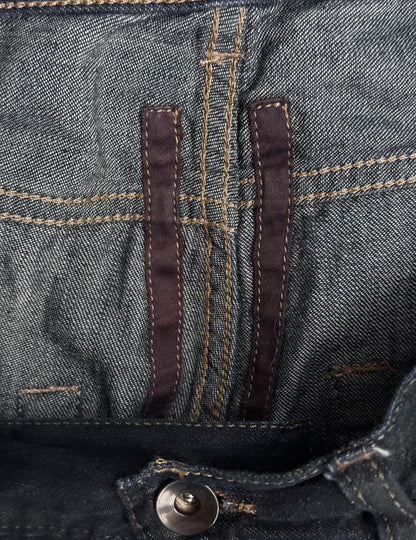 Rick Owens DRKSHDW AW11 “LIMO” Leather Insert Panel Denim