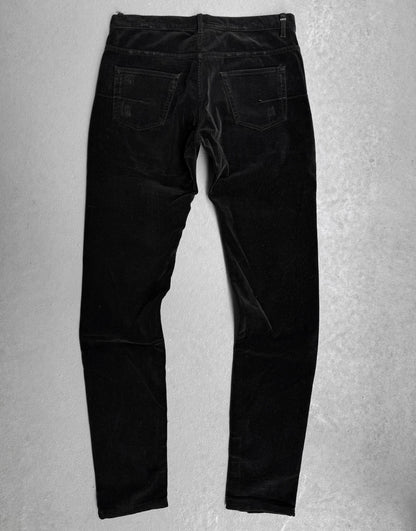 DIOR HOMME by Hedi Slimane AW05 “In the Morning” Velvet Skinny Bootcut Pants