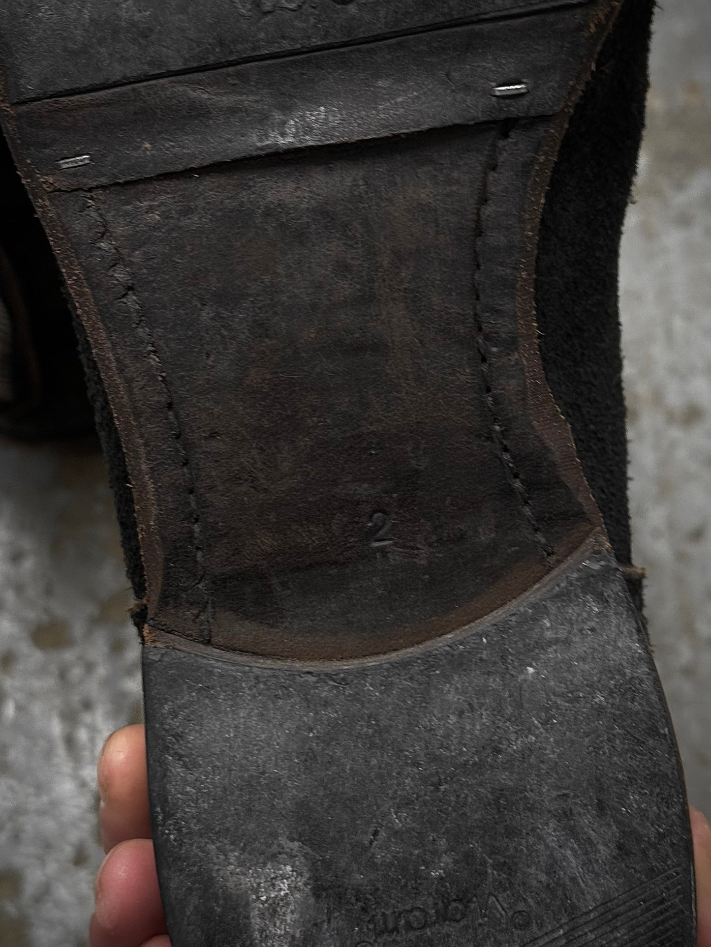 Julius_7 SS10-11 “neurbanvolker;” Reverse Cow Leather Back Zip Boots