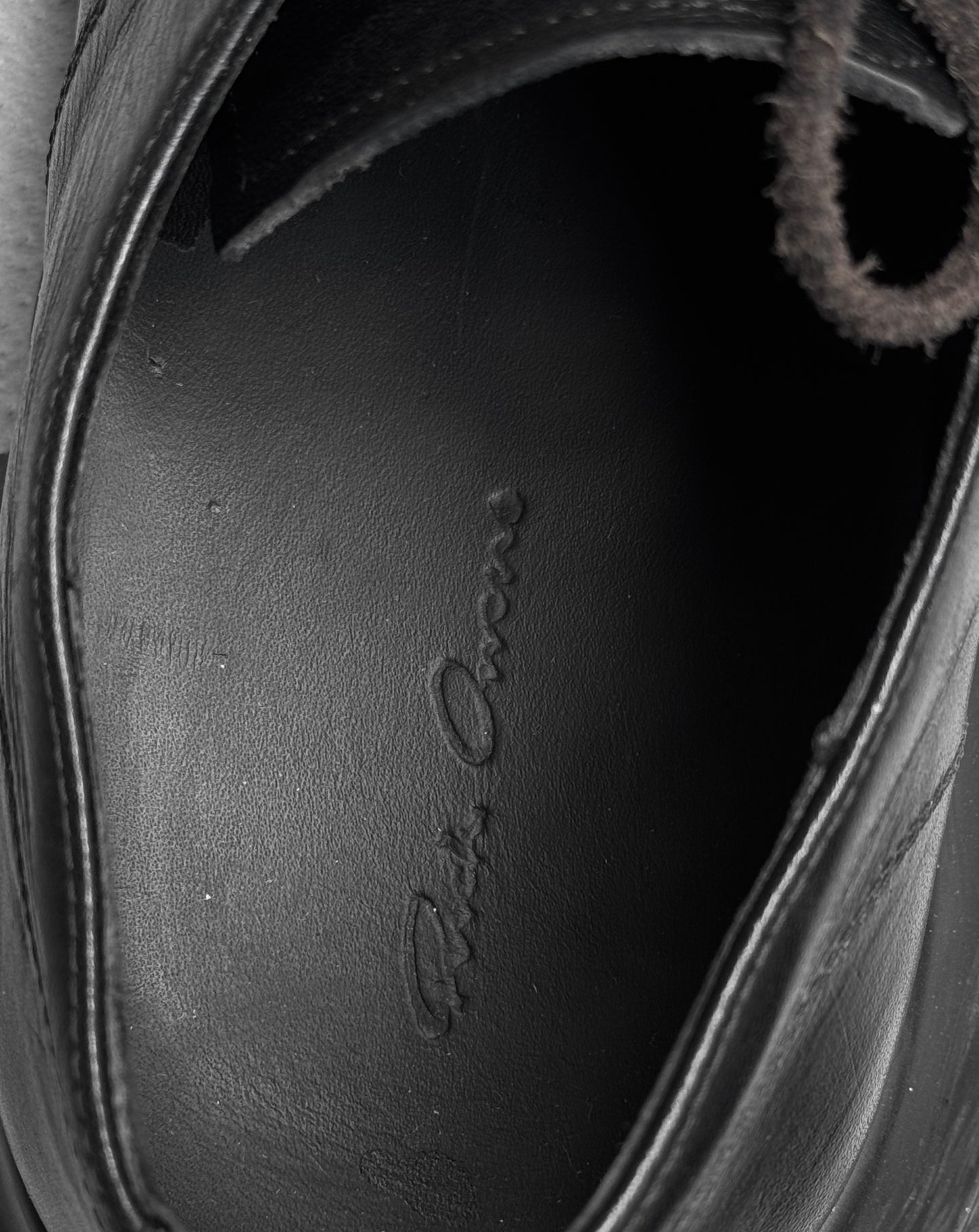 Rick Owens SS24 “LIDO” Bozo Tractor Leather Derbies