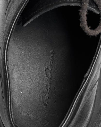 Rick Owens SS24 “LIDO” Bozo Tractor Leather Derbies