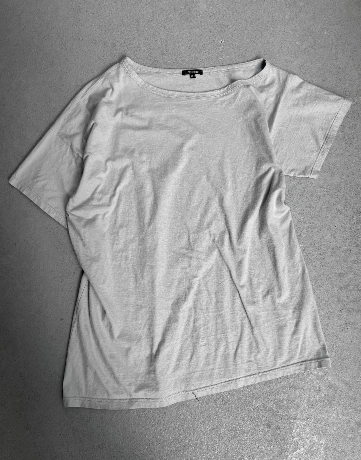 Ann Demeulemeester 2010s Oversized Asymmetric T-shirt