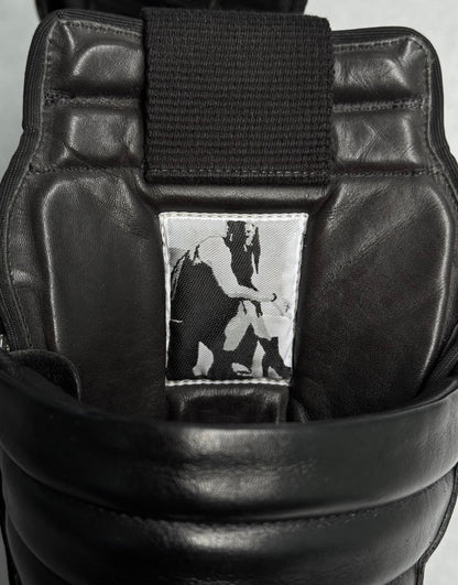 Rick Owens AW15 “SPHINX” Leather Geobasket Sneakers