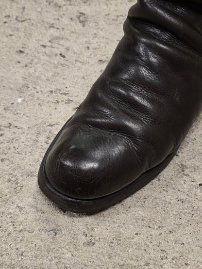MiharaYasuhiro AW09 Brown Double Layered Cow Leather Engineer Boots