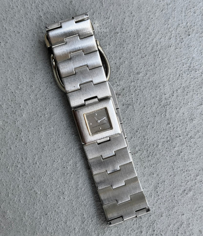 Masakï Matsushïma Vintage 80s ‘Minutes’ Steel Belt Wristwatch