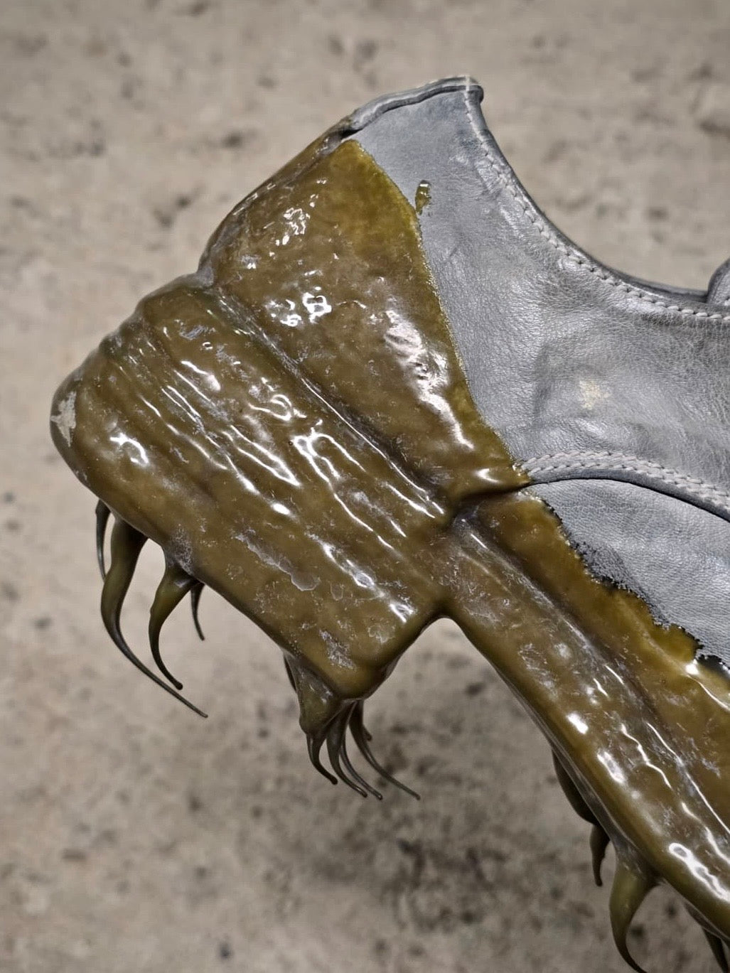 Carol Christian Poell 'AF/0900LR ROOMS-PTC/33' Object-dyed Kangaroo Leather Drip Derbies