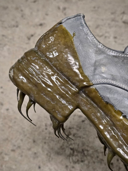 Carol Christian Poell 'AF/0900LR ROOMS-PTC/33' Object-dyed Kangaroo Leather Drip Derbies
