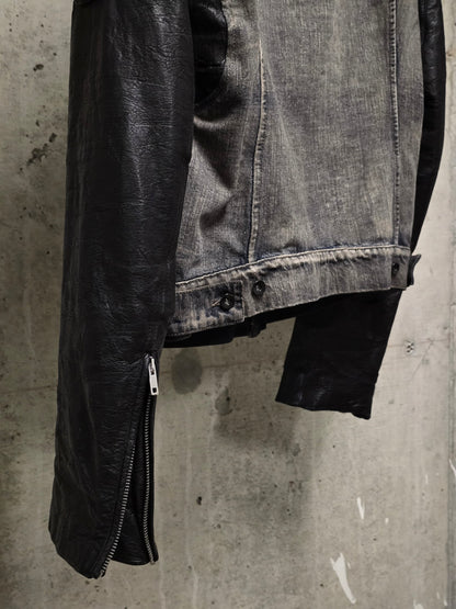 Rick Owens DRKSHDW AW12 "MOUNTAIN" DNA DUST Hybrid Slave Denim Jacket