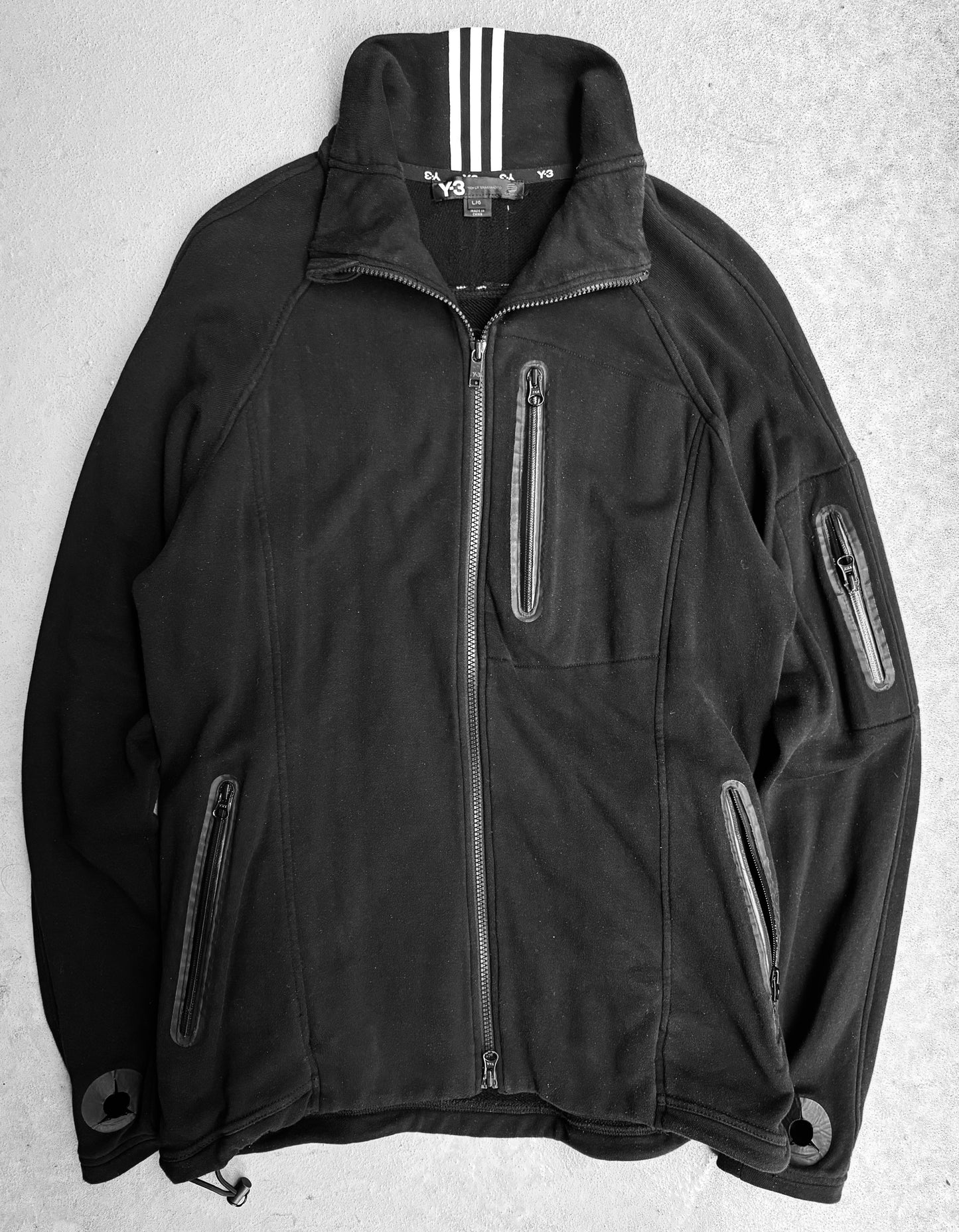 Y-3 by Yohji Yamamoto x Adidas Zip-up Logo Track Jacket