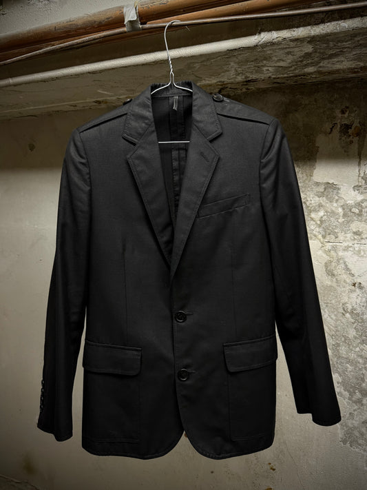 DIOR HOMME by Hedi Slimane SS07 "We Look Good Together" Metallic Two-Button Blazer