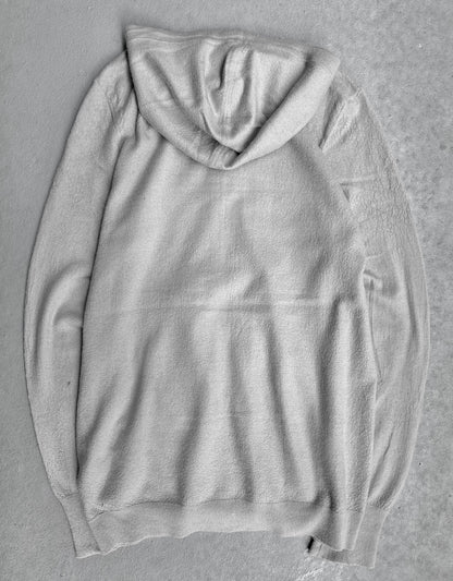 Rick Owens AW15 “SPHINX” Pearl Cashmere Zip-up Hoodie