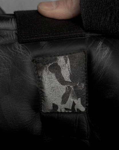 Rick Owens AW23 "LUXOR" Mega Bumper Geobasket Leather Sneakers