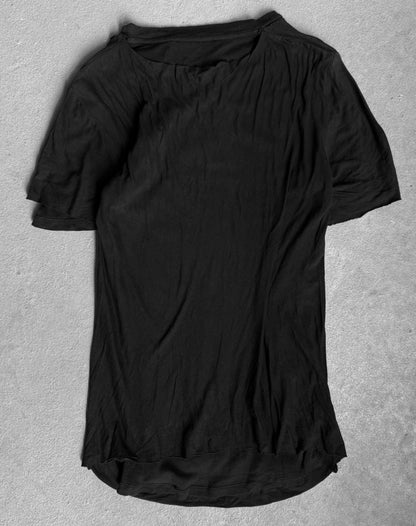 KRISVANASSCHE Early 00s Distressed Double Layer T-Shirt