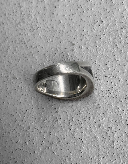 A&G Rock N’ Roll Couture Early 00s Logo Engraved Silver Ring