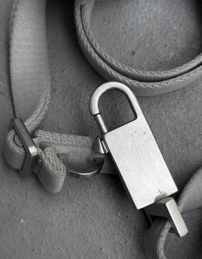 Rick Owens AW21 “GETHSEMANE” PEARL 'Disco' Buckle Belt