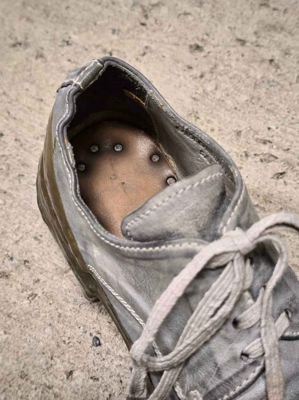Carol Christian Poell 'AF/0900LR ROOMS-PTC/33' Object-dyed Kangaroo Leather Drip Derbies