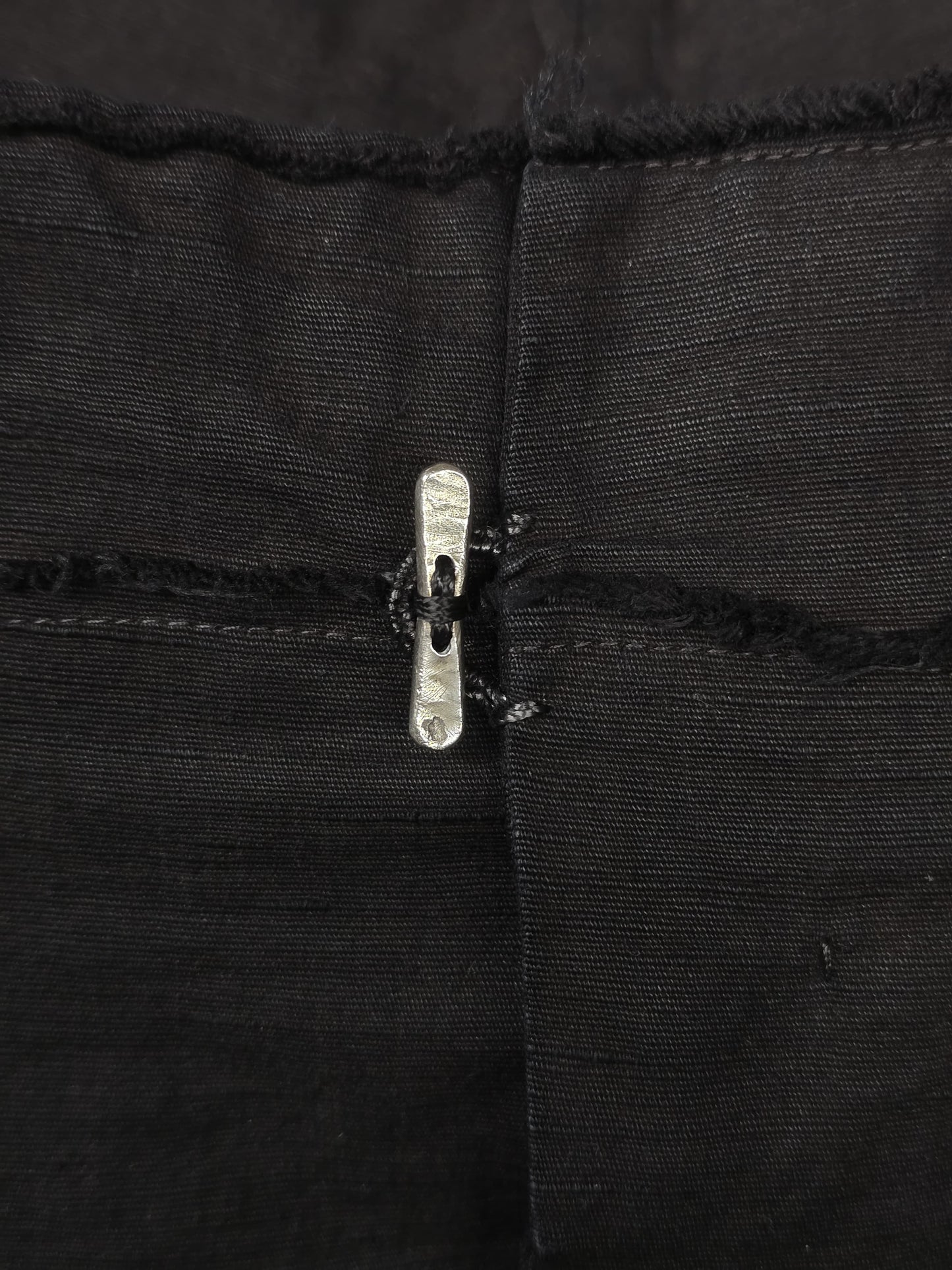 m.a+ by Maurizio Amadei SS13 'P211' Frayed Edge Bootcut Linen Pants