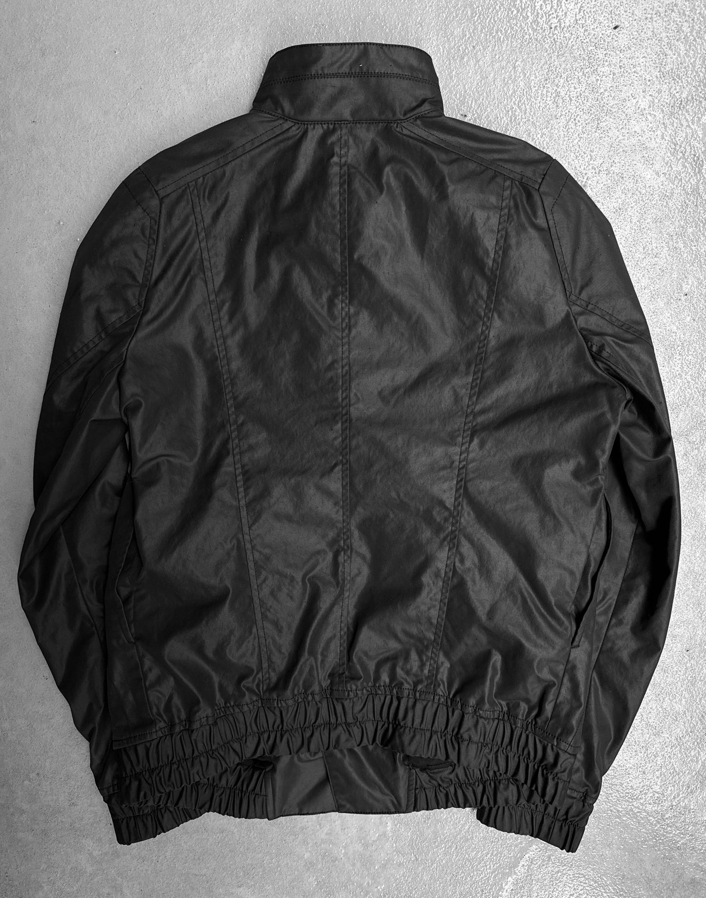 Julius_7 AW22-23 “EREBUS;” Nylon Multi-zip Rider Jacket