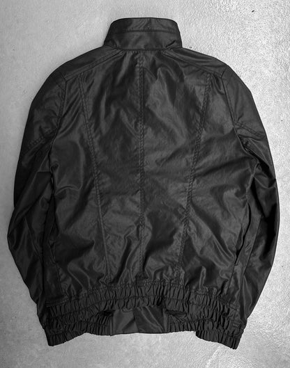 Julius_7 AW22-23 “EREBUS;” Nylon Multi-zip Rider Jacket