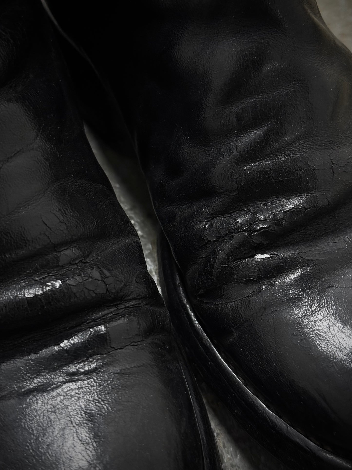 Other GUIDI '788' Black Full-grain Horse Leather Back Zip Boots detail | DRIEW GARMENTS
