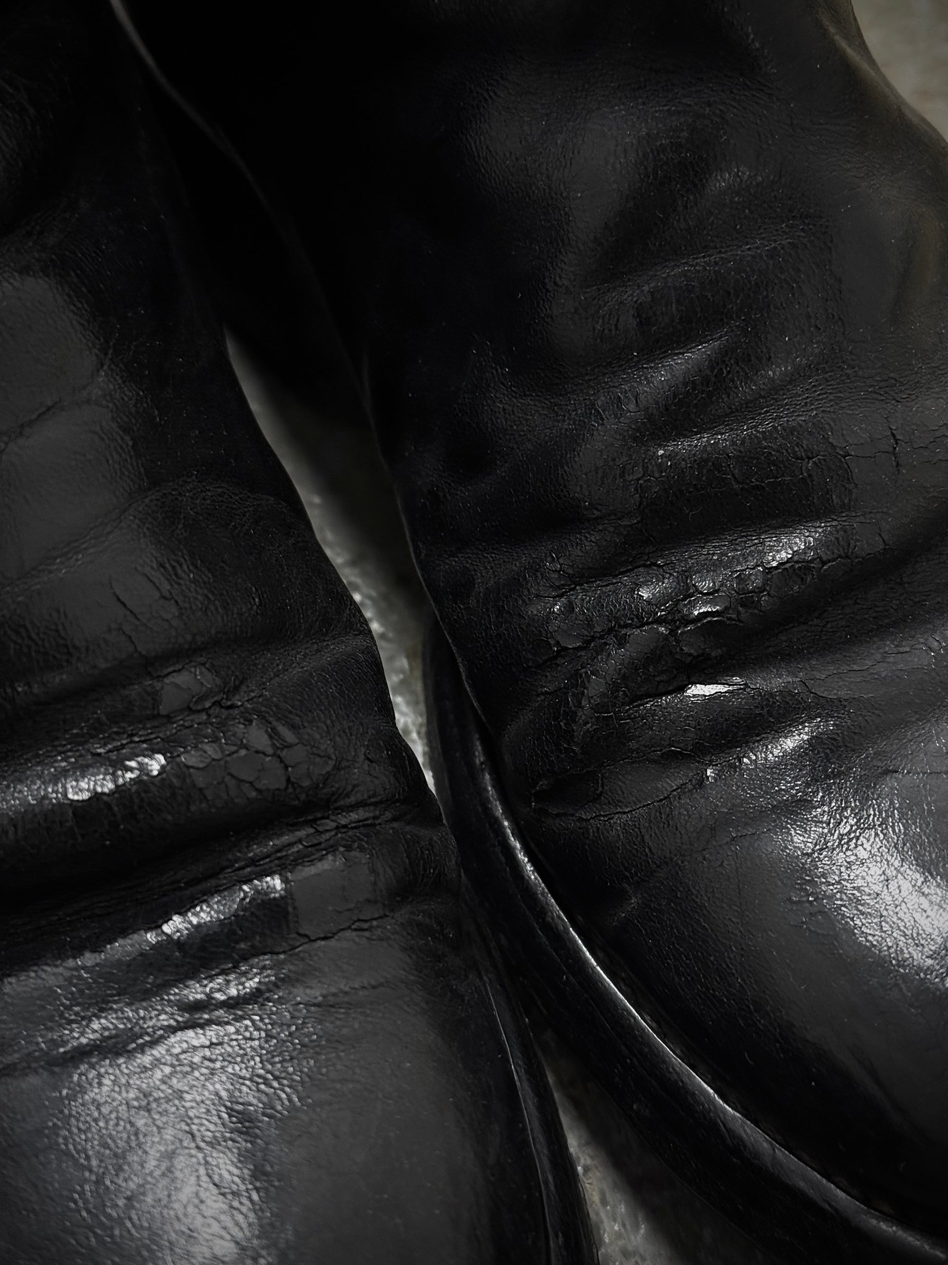 Other GUIDI '788' Black Full-grain Horse Leather Back Zip Boots detail | DRIEW GARMENTS