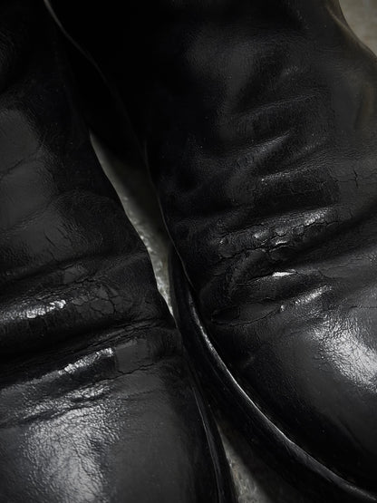 Other GUIDI '788' Black Full-grain Horse Leather Back Zip Boots detail | DRIEW GARMENTS