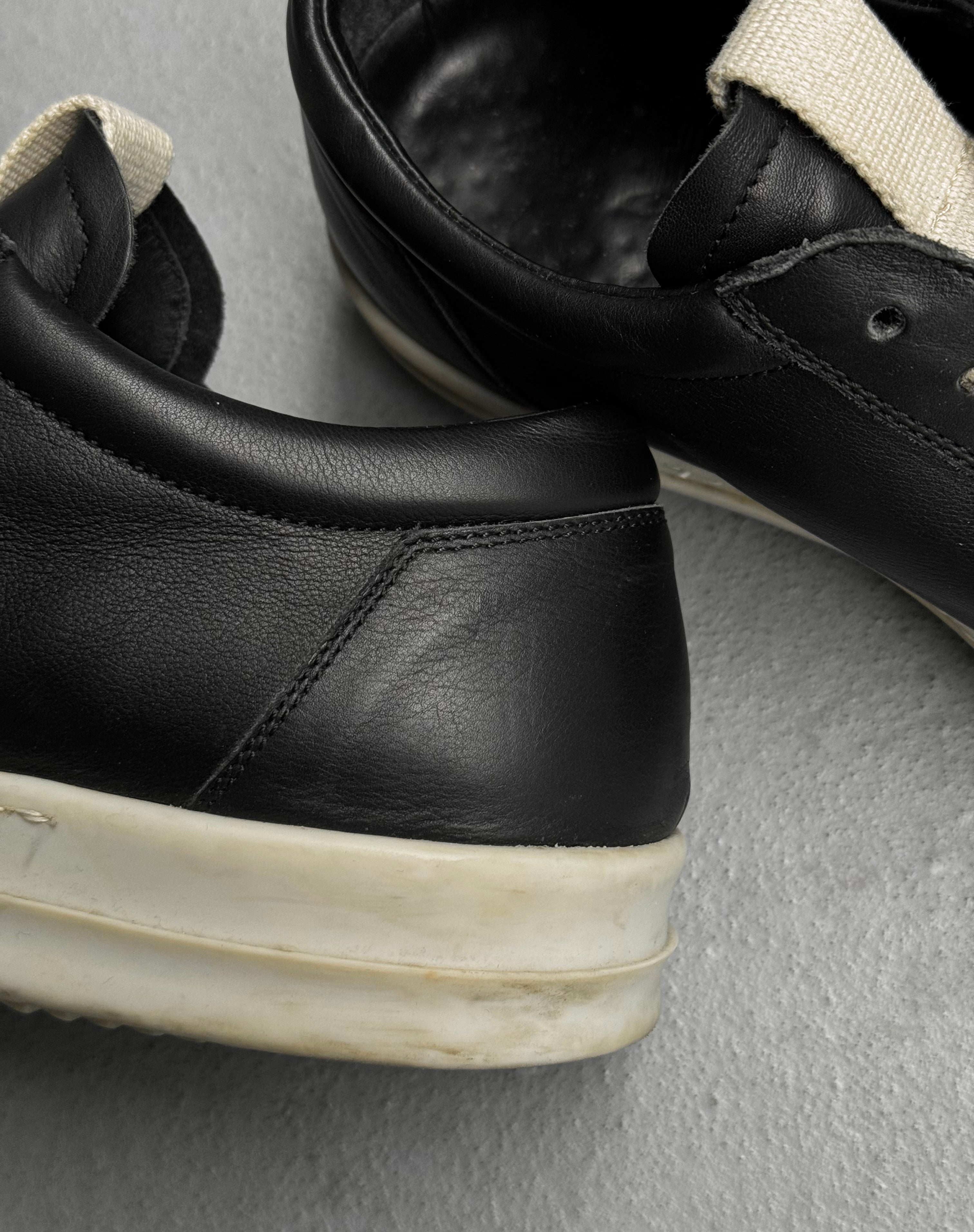 Rick Owens AW20 Vintage Low Leather Sneakers | DRIEW