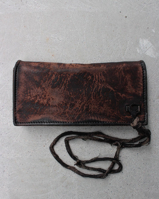 Isamu Katayama “BACKLASH” SS20 Crafted by RESURRECTION Garment-Dyed Rusty Bifold Wallet