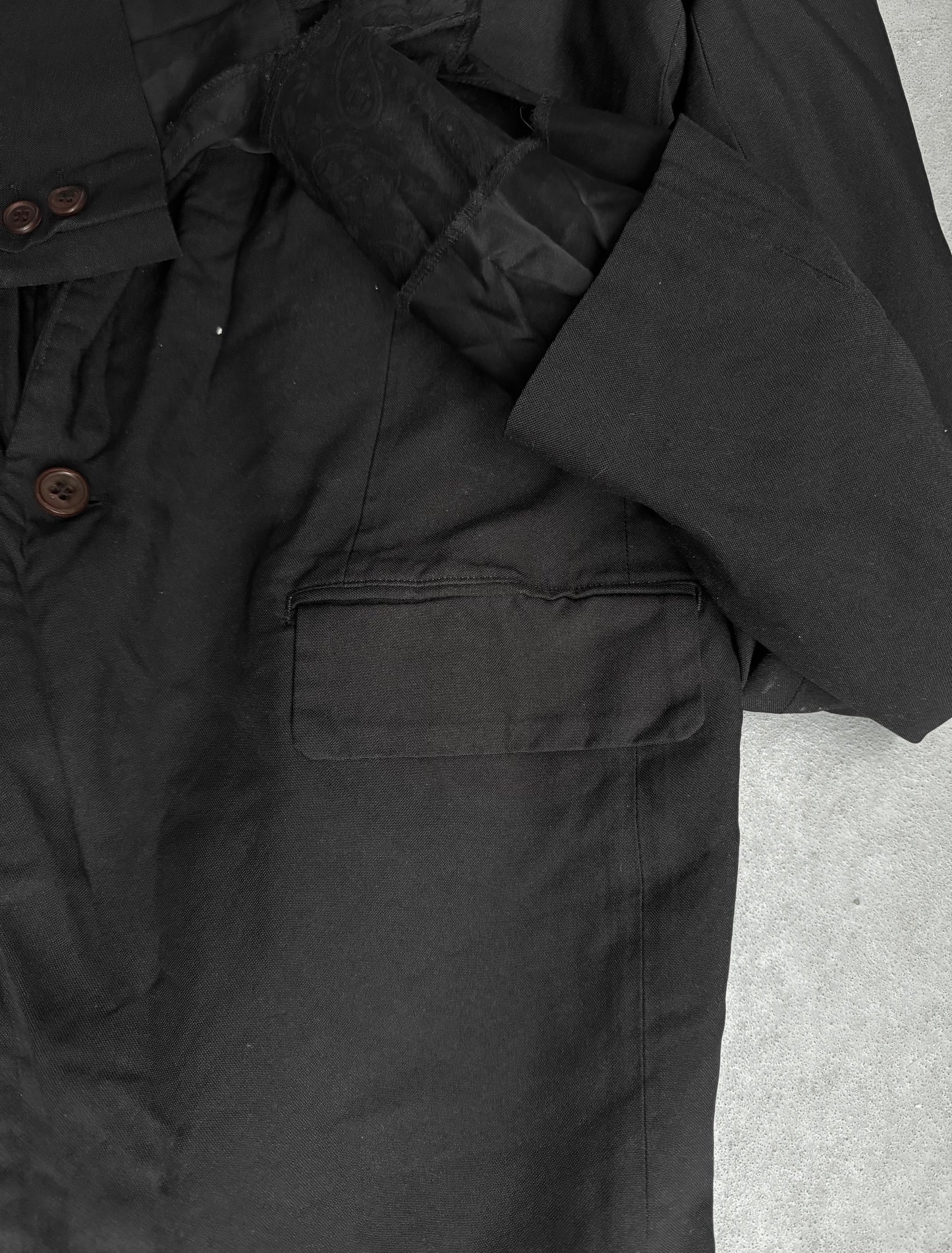 COMME des GARÇONS HOMME PLUS AW13 Sheer Layered Blazer