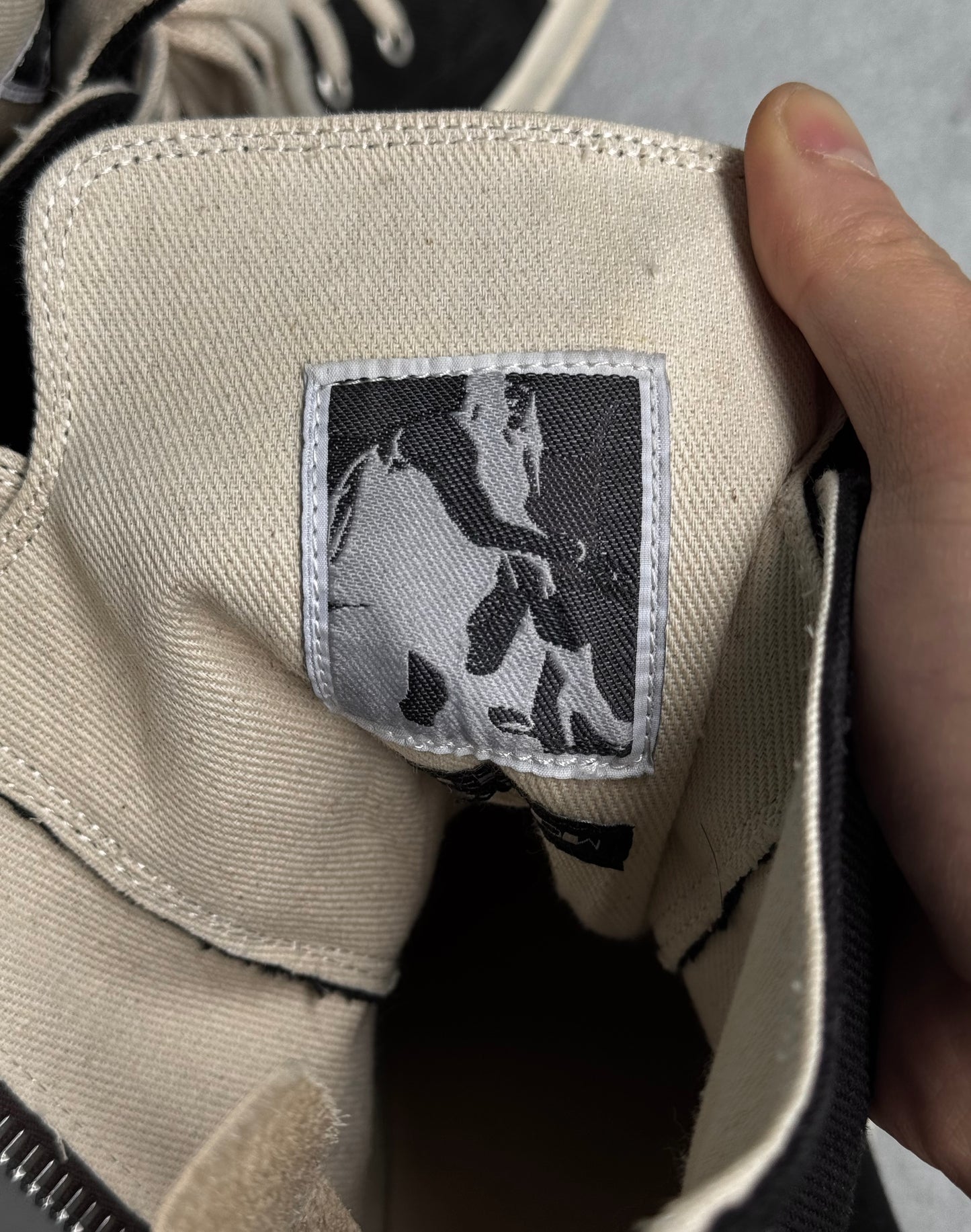 Rick Owens DRKSHDW AW16 “MASTODON” Canvas Ramones Sneakers