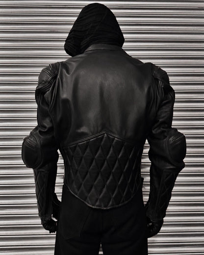 KADOYA K’s Leather Early 00s Leather Padded Motorcycle Jacket