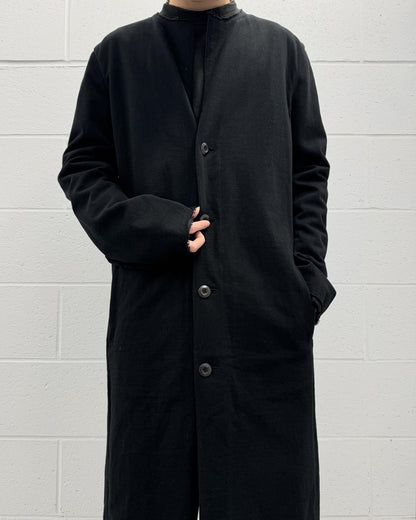 ATTACHMENT by Kazuyuki Kumagai Early 00s 2-in-1 Reversible Frayed Coat