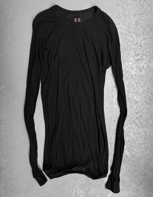 Rick Owens AW12 “MOUNTAIN” Black Sheer Unstable Long-sleeves