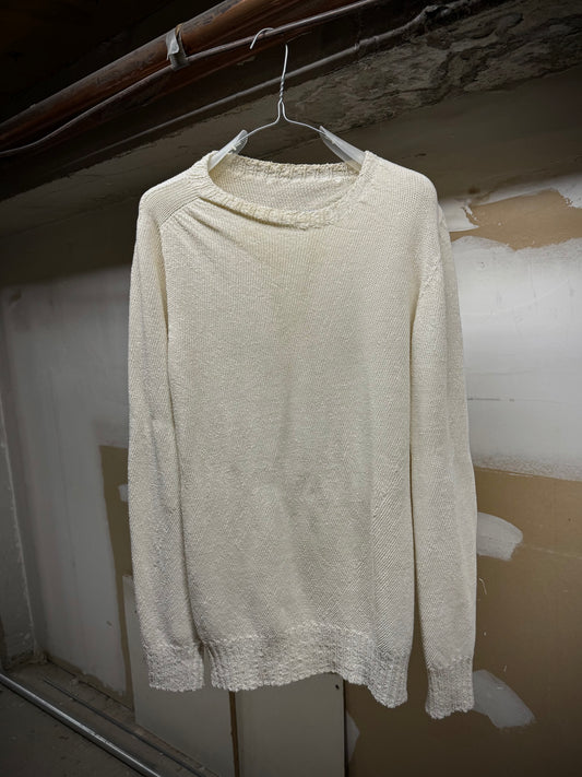 Carol Christian Poell ‘KM/2629-IN PENTASIR/1’ Seamless Round Neck Wool Knitted Sweater