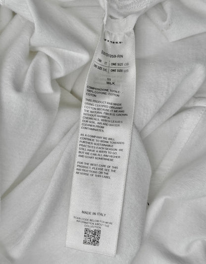 Rick Owens DRKSHDW SS24 "LIDO" MILK Oversized Tommy T-shirt