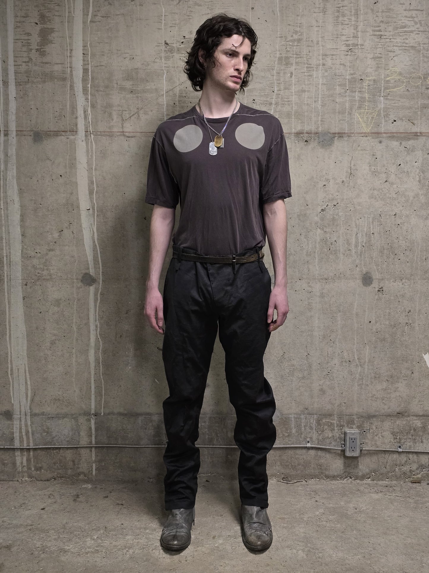 HAMCUS Space Grey Overlock Graphic T-Shirt