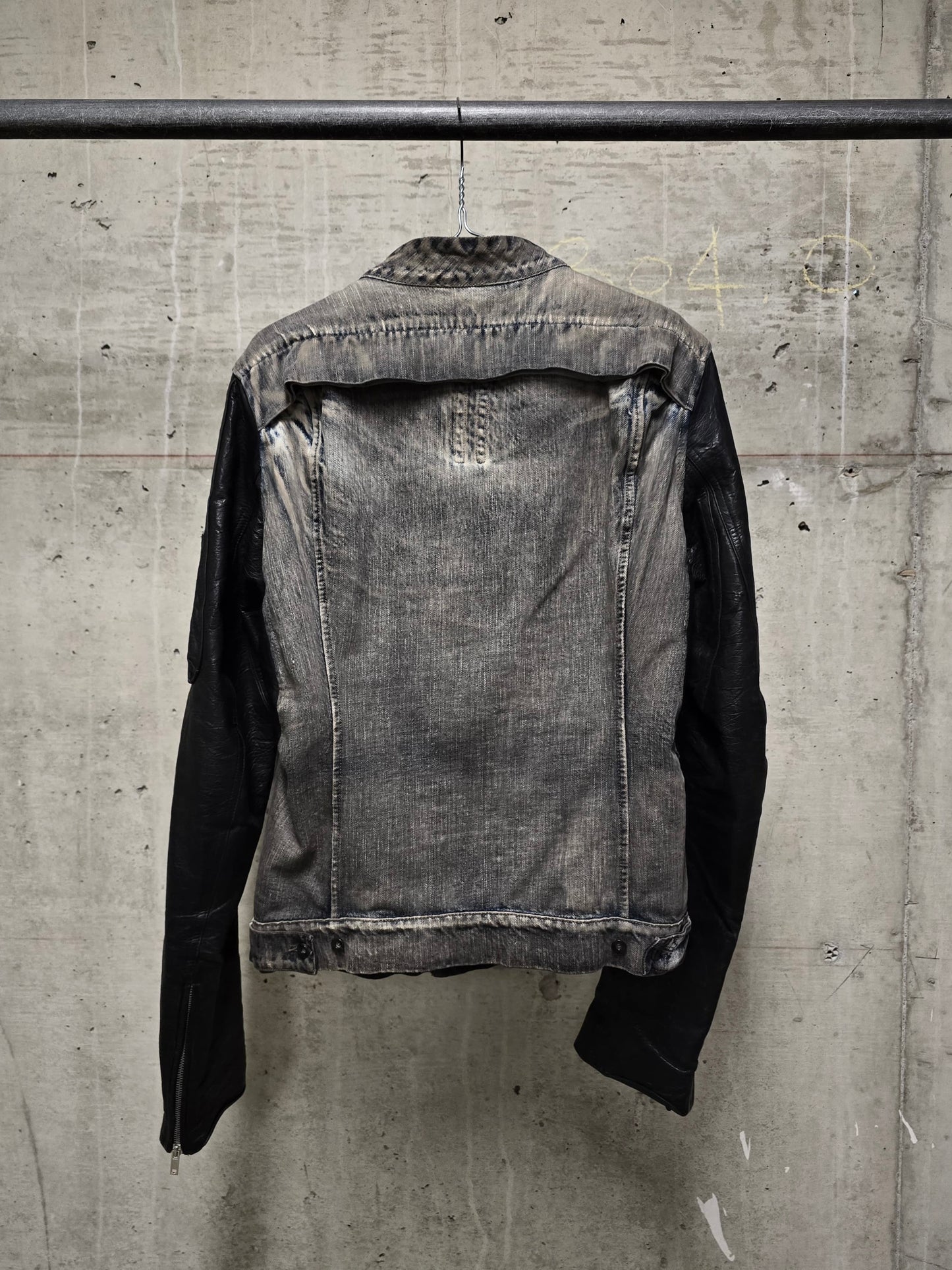 Rick Owens DRKSHDW AW12 "MOUNTAIN" DNA DUST Hybrid Slave Denim Jacket